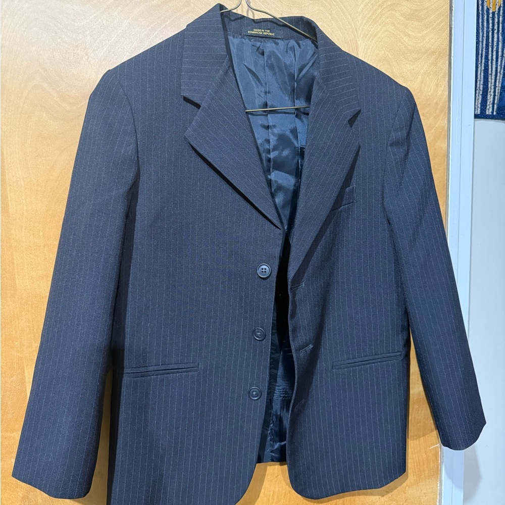 Van Heusen Charcoal Pinstripe Boy’s Blazer